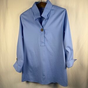 Chico's No Iron Popover Shirt, Chico’s size 1.5, Classic